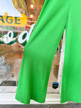 Load image into Gallery viewer, 70s Kelly green romper