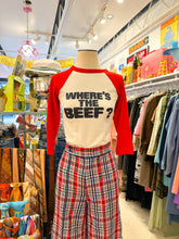 Load image into Gallery viewer, WHERE’S THE BEEF!? Wendy’s promo shirt from 1984