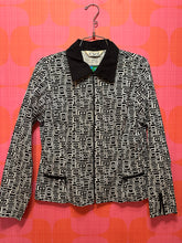 Load image into Gallery viewer, 90s does 60s geo zip detail shaket