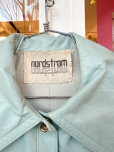 Load image into Gallery viewer, Bonnie Cashin baby blue turnlock coat with attached coin purse pocket