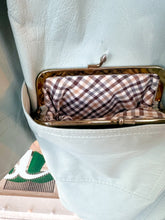 Load image into Gallery viewer, Bonnie Cashin baby blue turnlock coat with attached coin purse pocket