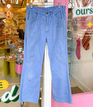 Load image into Gallery viewer, Levi’s baby blue corduroy flares
