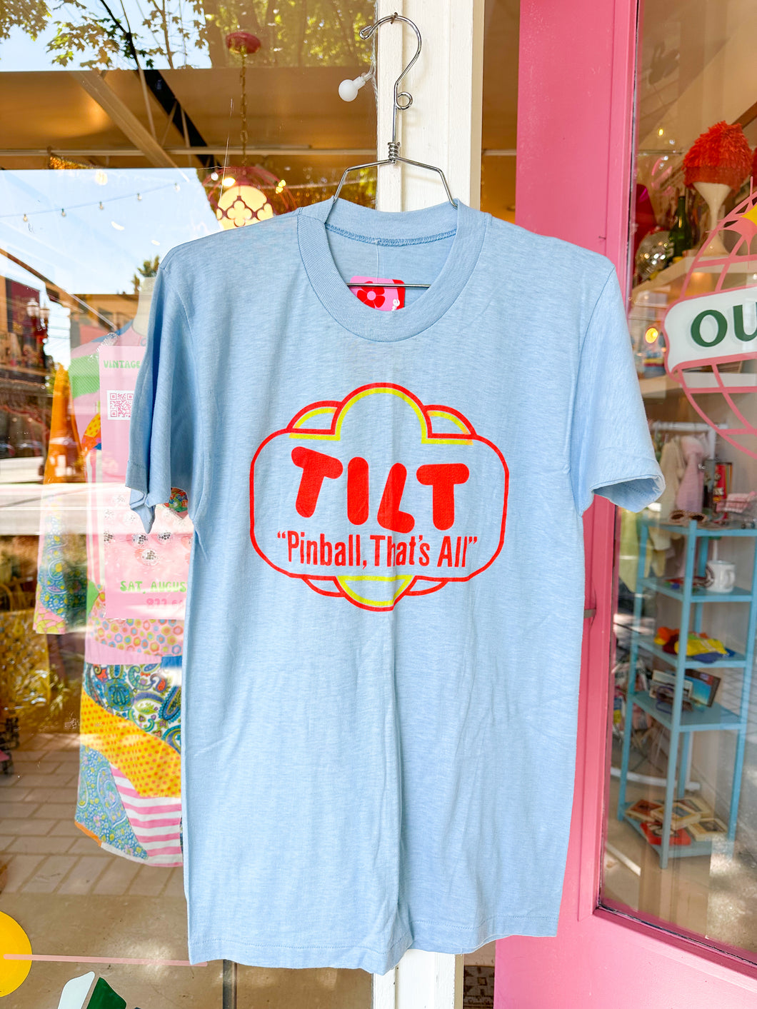 Tilt pinball t-shirt
