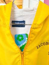 Load image into Gallery viewer, Brown and yellow Jacobs Tennis half zip track jacket

