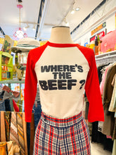 Load image into Gallery viewer, WHERE’S THE BEEF!? Wendy’s promo shirt from 1984

