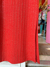 Load image into Gallery viewer, Dianna Ross sparkle red maxi mock turtleneck dress
