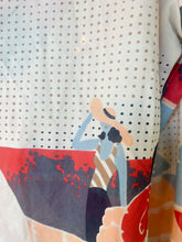 Load image into Gallery viewer, 70s polyester gal on vaca button up
