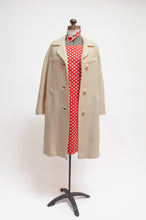 Load image into Gallery viewer, Cream sparkle button evening coat
