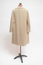 Load image into Gallery viewer, Cream sparkle button evening coat
