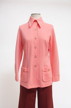 Load image into Gallery viewer, Bubble gum pink 70s leisure suit jacket
