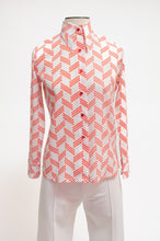 Load image into Gallery viewer, 70s dagger collar dot button up
