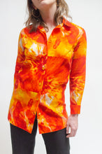 Load image into Gallery viewer, 70s watercolor tunic with belt
