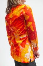 Load image into Gallery viewer, 70s watercolor tunic with belt
