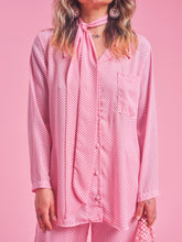 Load image into Gallery viewer, Bubblegum Pink micro check loungewear set
