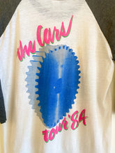 Load image into Gallery viewer, 1984 Cars tour baseball t-shirt

