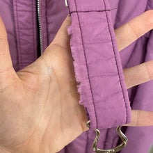 Load image into Gallery viewer, Lavender puffer coat with belt
