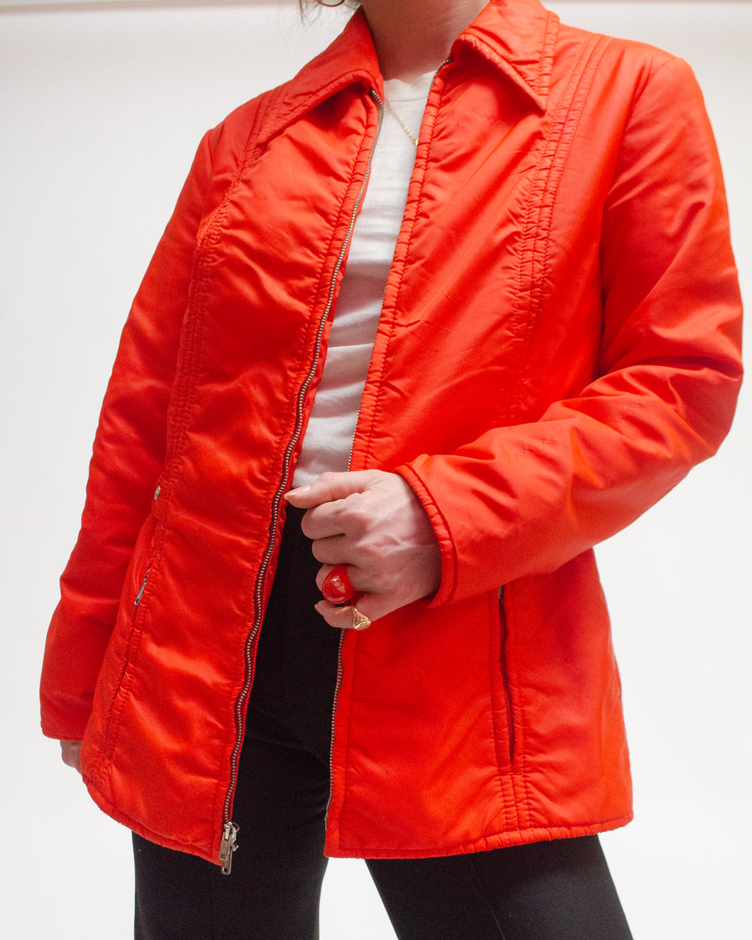 Electric red White Stag 70s ski coat