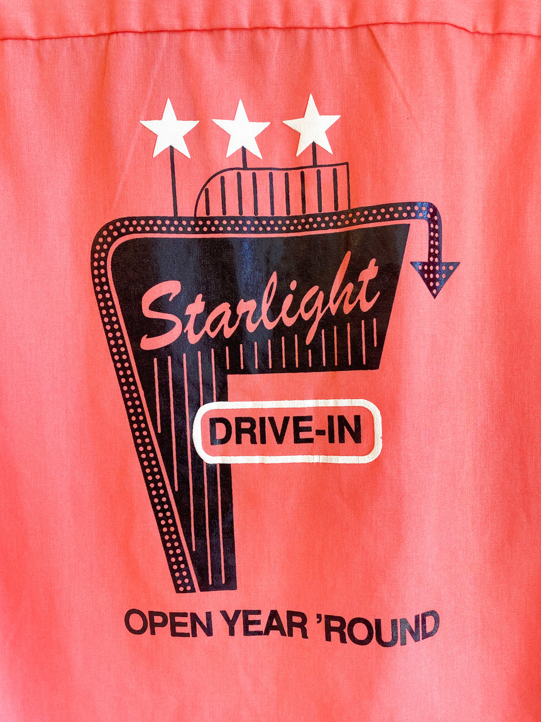 Starlight drive-in bowling shirt