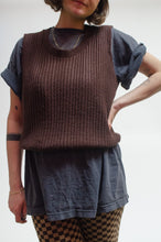 Load image into Gallery viewer, Chocolate brown sweater vest
